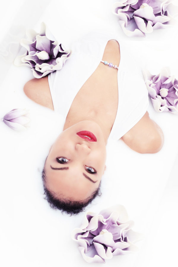 Milchbad Shooting Badewanne